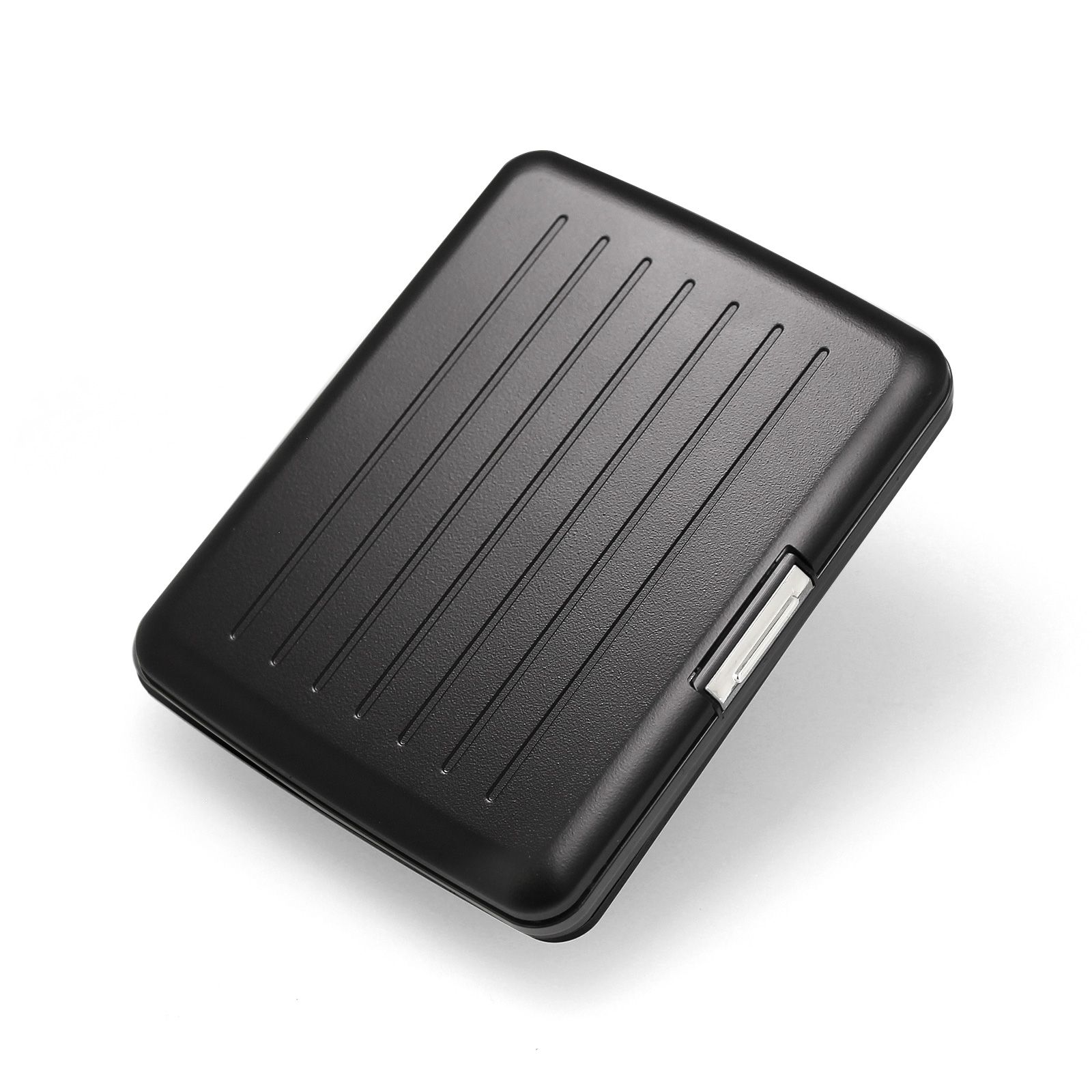 OGON Aluminum Wallet Smart Case V2.0 Large - Matt Black